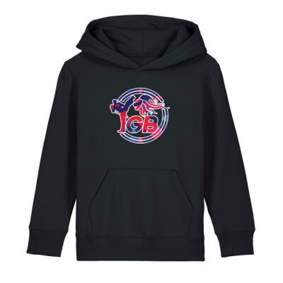 Kids Supporters Hoodie - Black Thumbnail